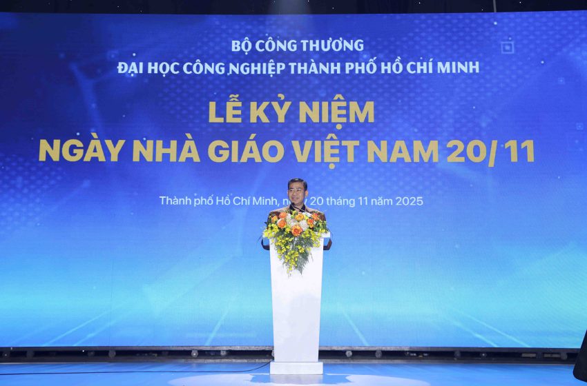  [20-11-2025] Lễ kỷ niệm ngày Nhà giáo Việt Nam 20/11 năm 2025 và công bố Bộ nhận diện Thương hiệu Trường Đại học Công nghiệp TP.HCM.