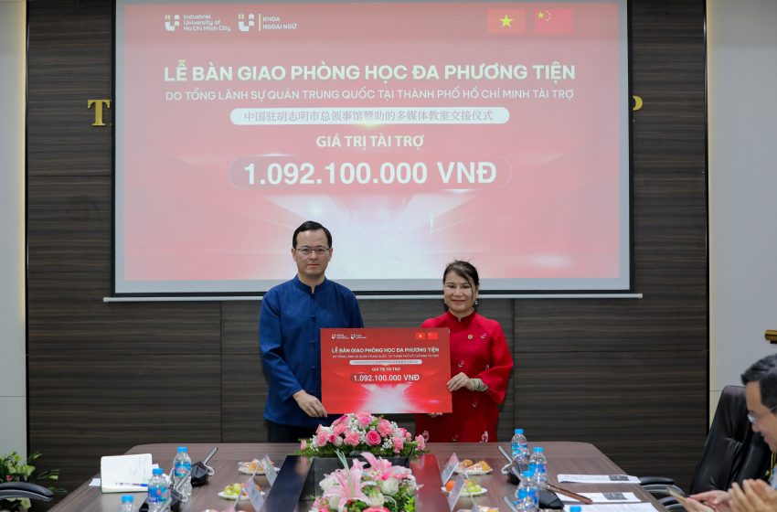  [05-02-2026] Tiếp nhận tài trợ thiết bị từ Lãnh sự quán Trung Quốc tại Thành phố Hồ Chí Minh